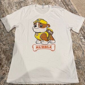 Paw Patrol Rubble Graphic T-Shirt - White